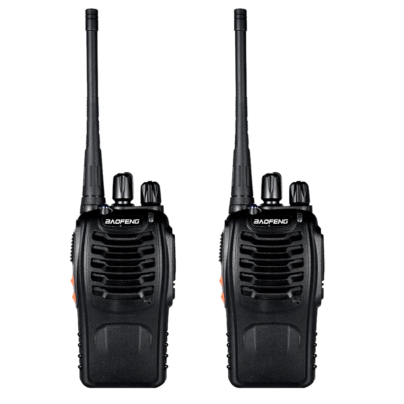 2PCS BaoFeng BF-888S рация UHF FM трансивер 5 Вт ручной Pofung bf 888s UHF 400-470 МГц 16CH двухстороннее портативное CB радио - Цвет: 2PCS