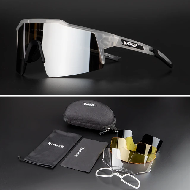 Gafas de sol polarizadas para ciclismo, lentes de moda para bicicleta de  carretera, MTB, deportes al