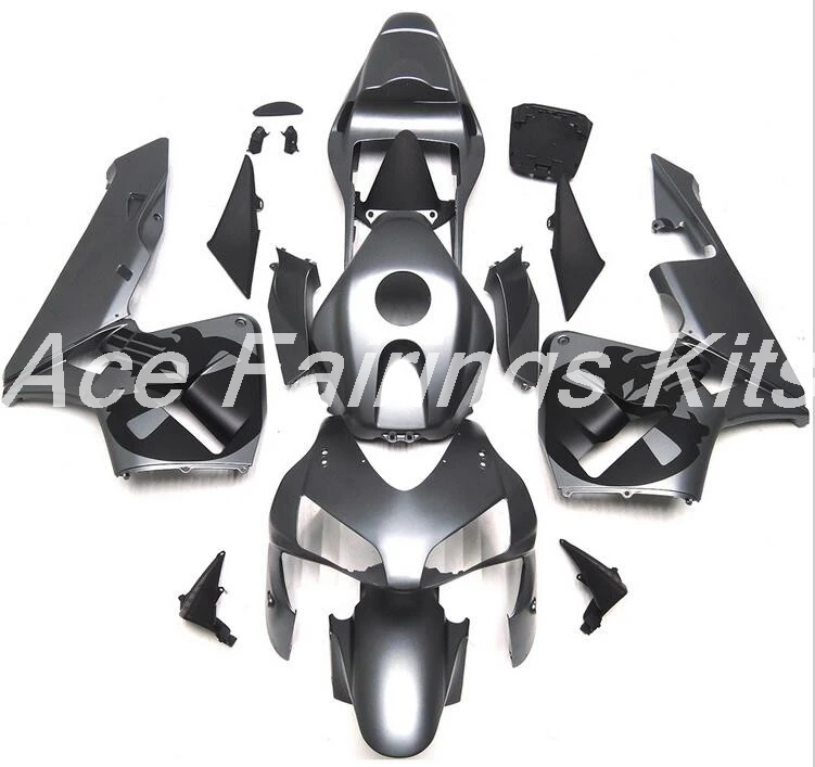 

Top (Injection mold) New ABS Motorcycle Full Fairing Kit Fit For Honda CBR600RR F5 2004 2003 Fairings set custom black gray