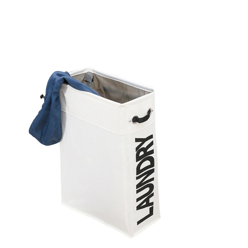 Коробка для хранения одежды корзина для белья ткань Оксфорд грязная корзина для одежды с кожаными ножками маленькая Складная грязная корзина для хранения