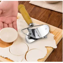 1 шт. прочная деревянная ручка пельмень чайник круглой формы резак форма круг DIY пельменей плесень кухонные инструменты