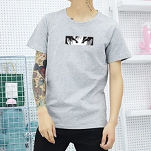 men clothes 2019 dragon ball Rick and Morty T-shirt Bodycon compression shirt Vogue New Arrival All-match Straight streetwear