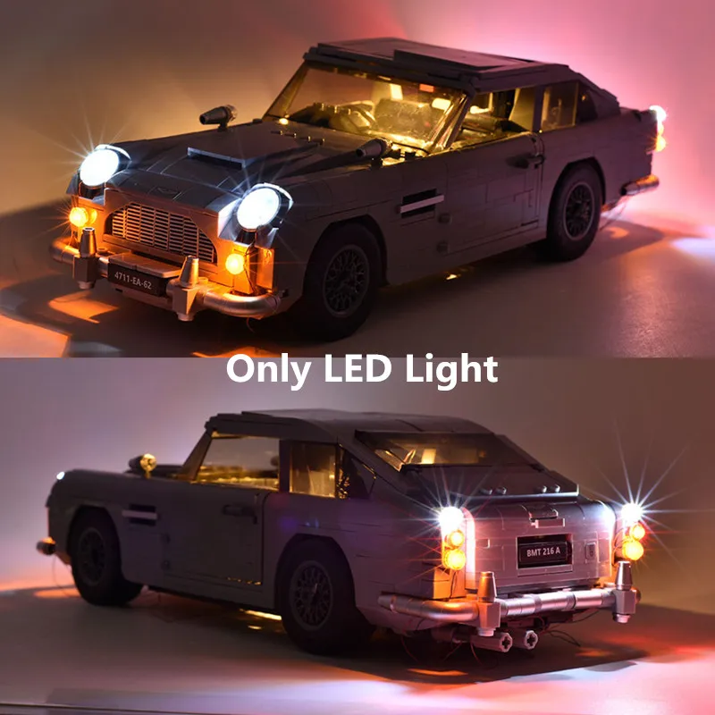 

(Only light) LED Light For CREATOR James Bond 1964 Aston Martin DB5 Agent 007 Building Blocks Kit Brick Classic Model Toys 10262