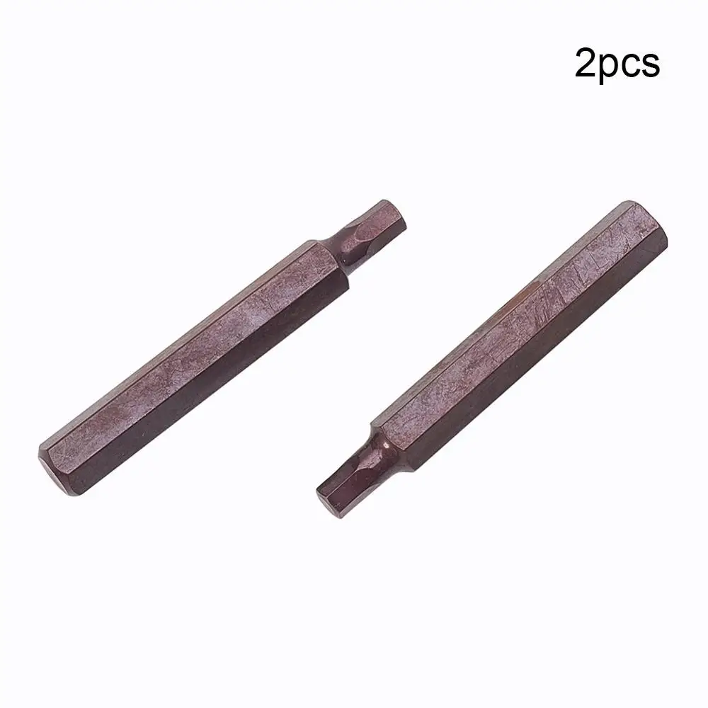 Utoolmart 2 шт 1/" 50 мм длина привода шестигранные головки набор H4~ H10 хром-ванадиевая сталь метрическая отвертка бит розетки ручные инструменты - Цвет: H6x50mm