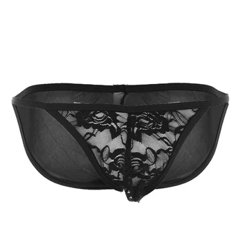 

Men's Underwear Lingerie Thongs G Strings Black Shorts Briefs Bikini