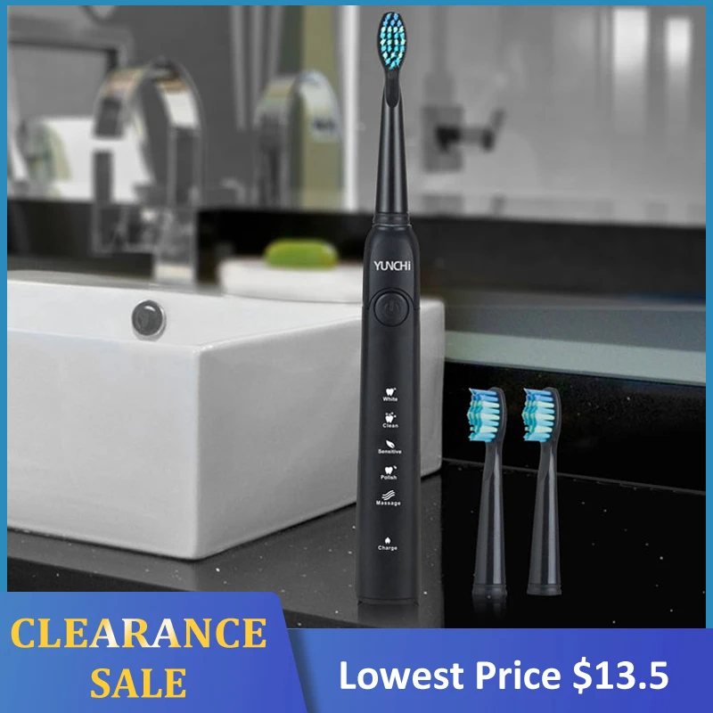 Sonic Electric Toothbrush USB Rechargeable 5 Working Modes Two 2 Minutes Timer Gum Care Teeth Brush Whitening Fully Waterproof Sonic Electric Toothbrush USB Rechargeable 5 Working Modes Two 2 Minutes Timer Gum Care Teeth Brush Whitening Fully Waterproof