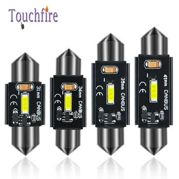 

100pcs Festoon C5W 31mm 36mm 39mm 41mm CSP-3570 LED Canbus Auto Reading Styling Light Lamps Dome Car Bulb white 12V Wholesale