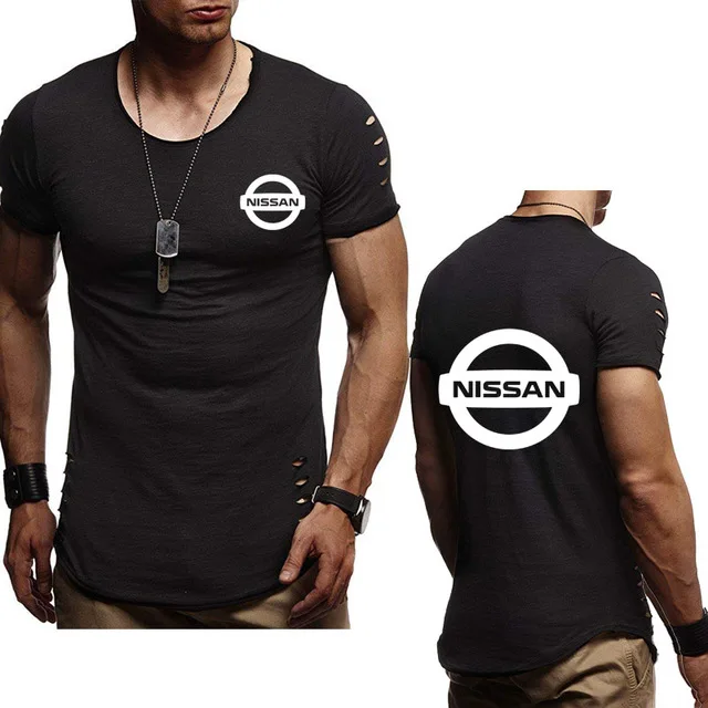 Футболка мужская с коротким рукавом хлопок круглый вырез принт логотипа машины Y