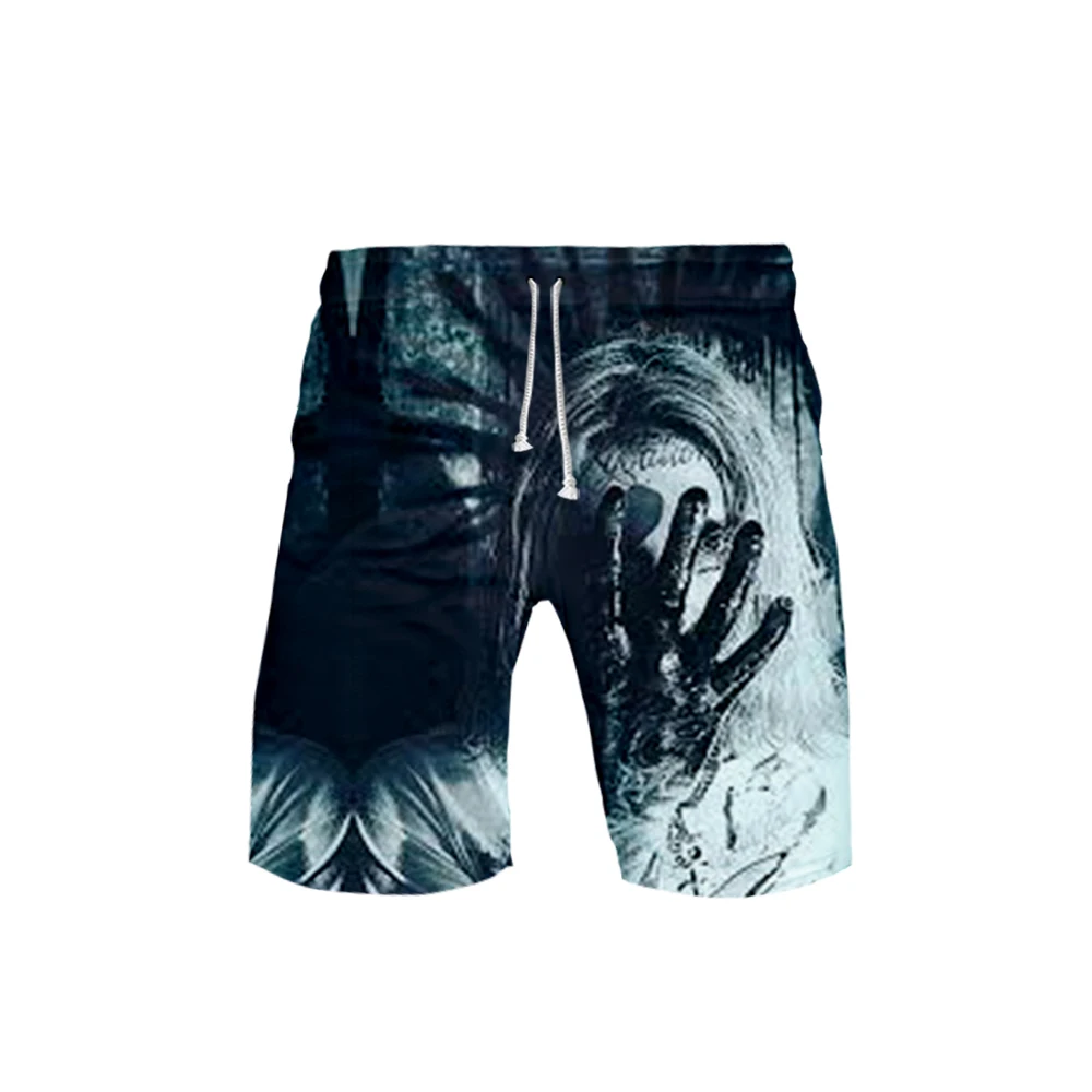 Men's 3D Ghostemane Shorts 3D Board Trunks Summer New Quick Dry Men Hip Hop Short Pants Beach Wear streetwear