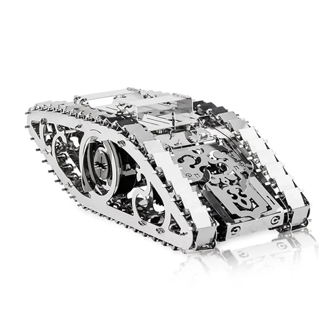 

DIY 3D Metal Puzzle Tank Geared Mechanical Drive Tank Model Assembled Metal Craft Tnak Figure for Home Decor Christmas Gift