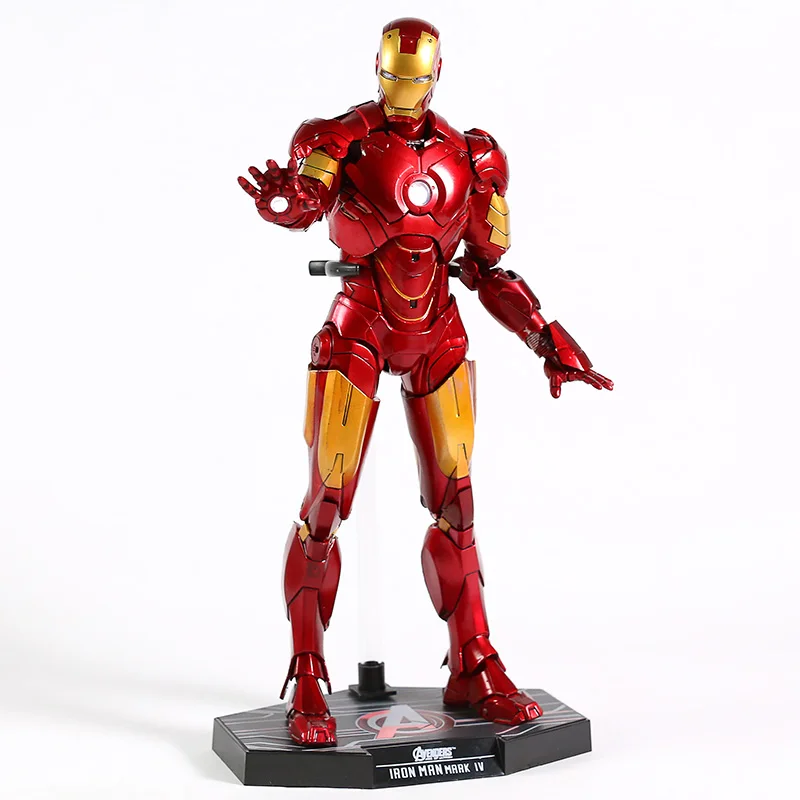 Горячие игрушки; Железный человек Mark IV MK 4 1/6th весы фигурка Коллекционная модель игрушки с светодиодный свет
