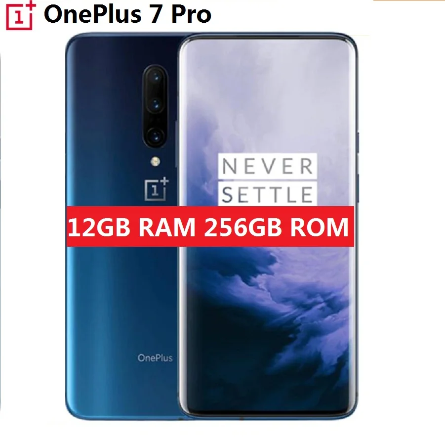 

OnePlus 7 Pro 4G Smartphone 6.67 inch Android 9.0 Snapdragon 855 Octa Core 2.84GHz 12GB RAM 256GB ROM 48MP 4000mAh Mobile Phone