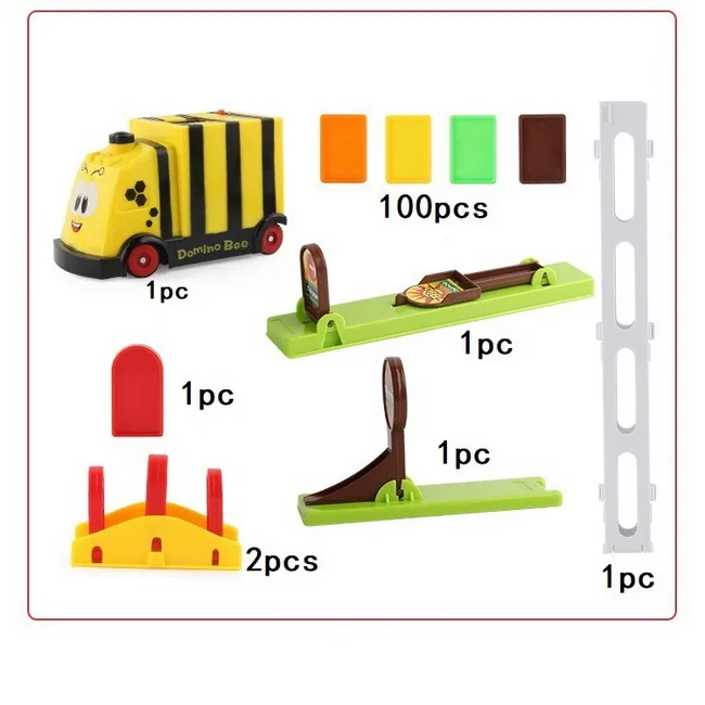 Поезд игрушки домино пластиковые классические собранные игрушки для детей Дети домино игры блоки Обучающие игрушки День рождения Рождественский подарок - Цвет: 9