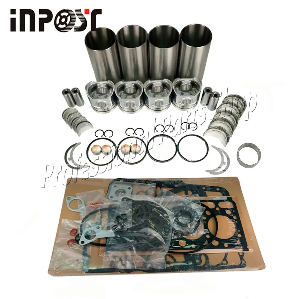 

Overhaul Rebuild Kit Set Cylinder Liner for Kubota V1902 Engine New Holland L555 L553 Loader Bobcat 231