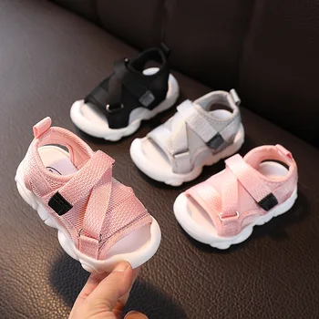 

Suihyung Summer Sandals For Boys Girls 2020 New Children Beach Shoes 3 Colors Baby Toddler Non-slip Sport Sandals Kids Sneakers