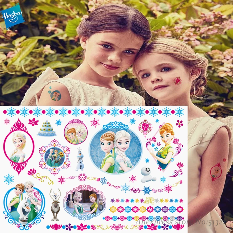 Hasbro детская мультяшная Временная тату наклейка Новинка Косплей кляп игрушки для