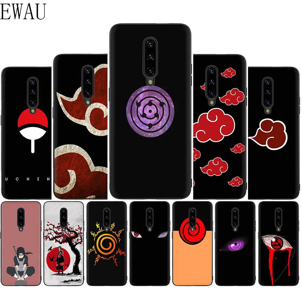 EWAU Аниме Наруто мягкий черный ТПУ силиконовый чехол для телефона OnePlus 5 5T 6T 7 7T