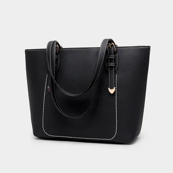 

Women's Bag 2020 New Tote Bag Korean Handbag Shoulder Bag Large Capacity Simple and All-match Big Bag BA199