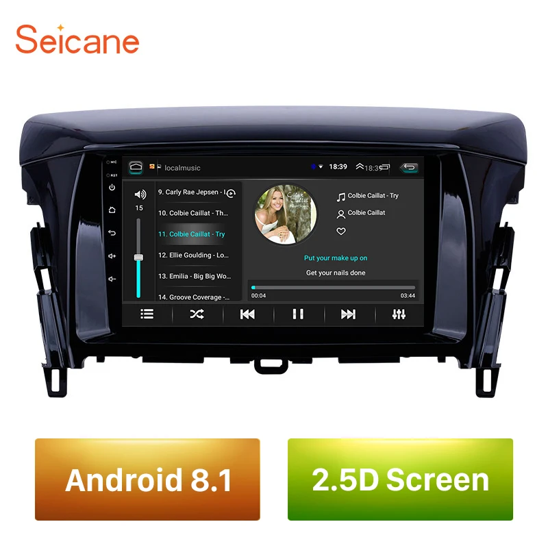 Автомобильный мультимедийный плеер Seicane HD 1024*600 Android 8 1 9 дюймов GPS для Mitsubishi Eclipse 2018