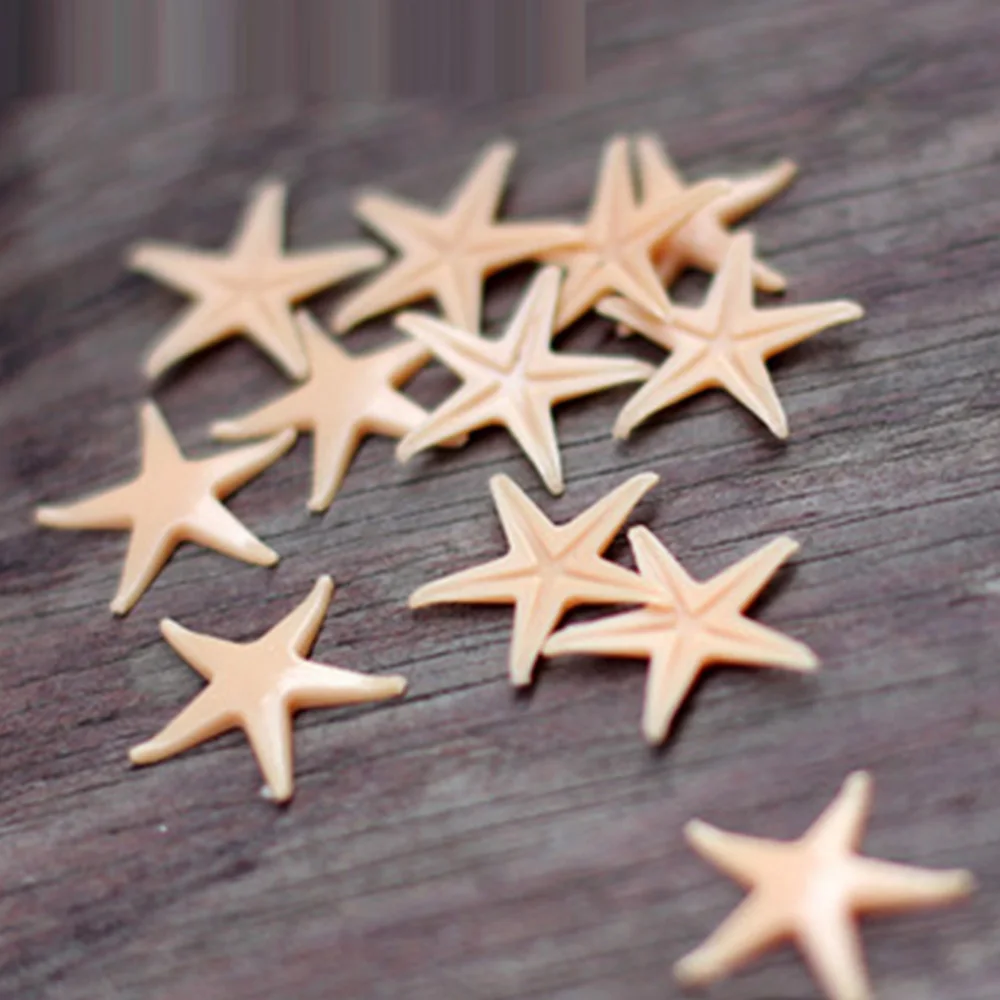 Морская звезда мини Морская звезда ПВХ 50 шт. художественное ручное заполнение красивые пляжные ремесла вечерние украшения сада