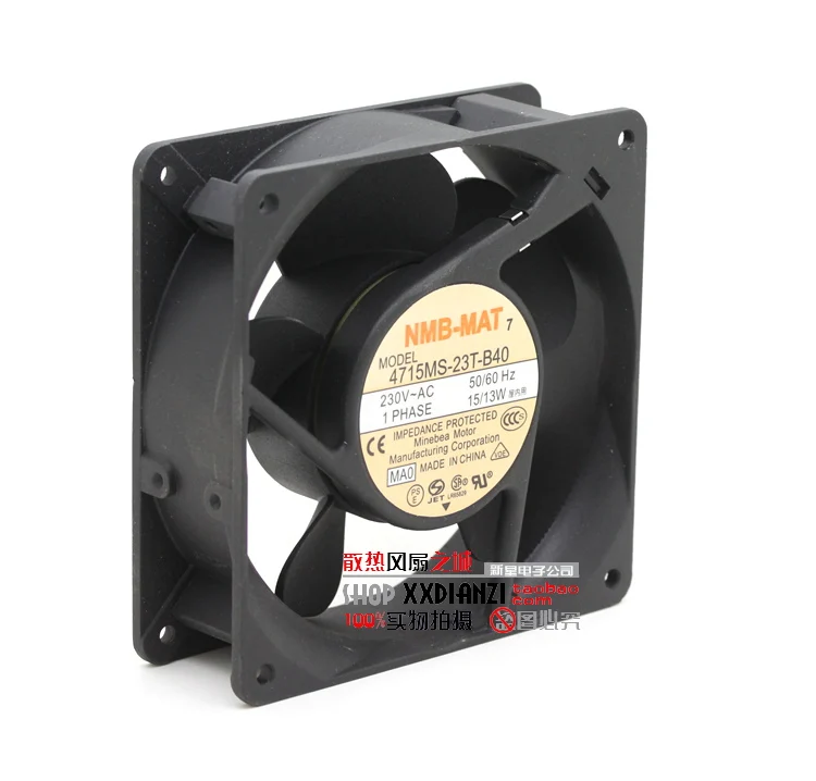 

New all metal DC fan 12CM 230V 4715MS-23T-B40 12038 cabinet fan