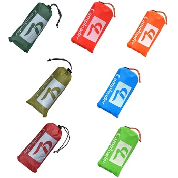 

3 In 1 Outdoor Multi Functional Hooded Raincoat Camping Mat Tent Nylon Waterproof Sunshade Rainwear Outdoor Climbing Accessories