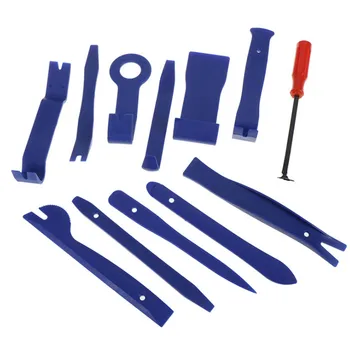 

12pcs Car Disassembly Tools DVD Stereo Refit Kits Car Interior Trim Panel Dashboard Installation Removal Repair Tool Set