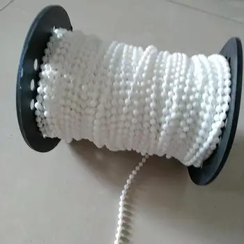 

Bead Rope white color curtain blinds accessory Shutter DIY beading50m each Roll cord free shipping