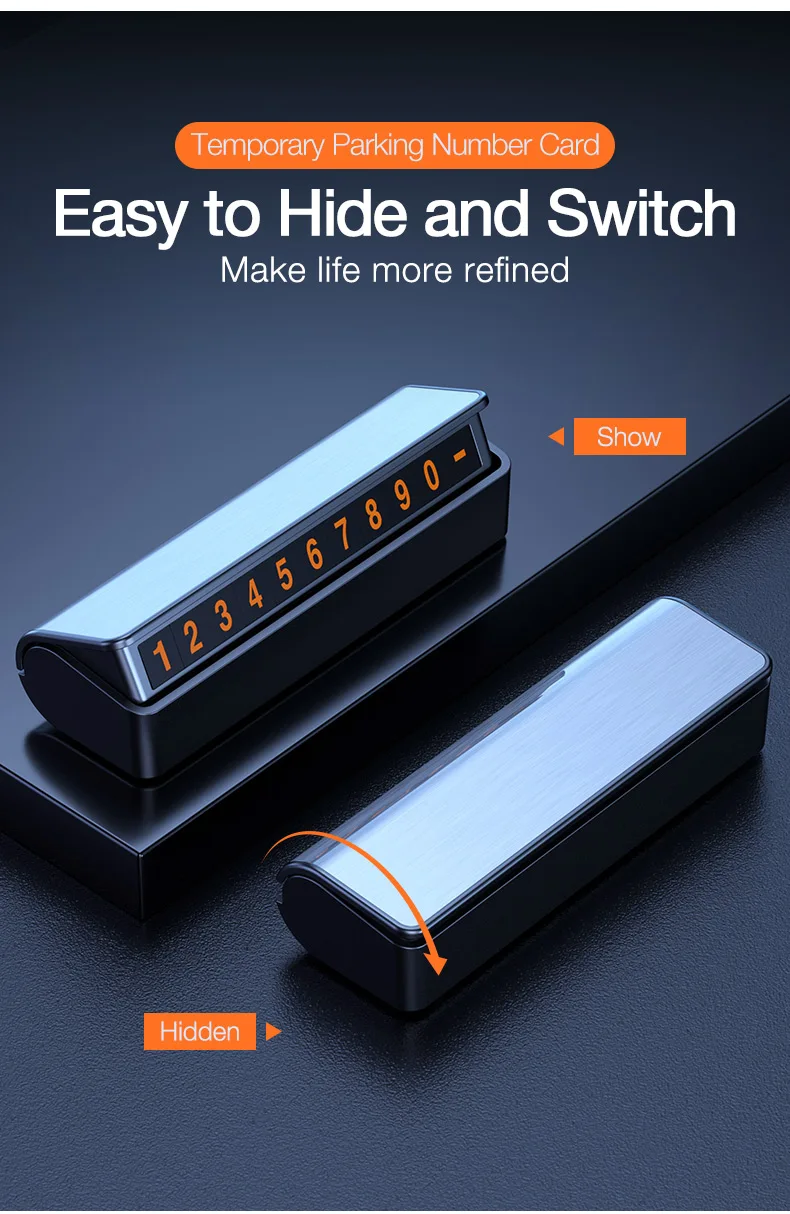 Car Temporary Parking Card (3)