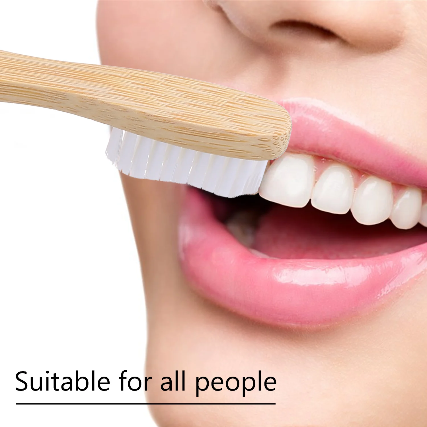 Ручная зубная щетка es набор бамбуковая зубная щетка с плотной щетиной для ежедневного и путешествия взрослых уход за полостью рта