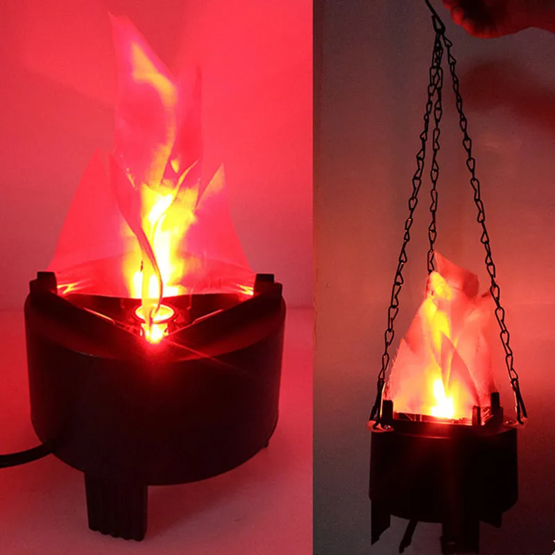 Led Simulatie Flame Lamp Halloween Decoratie Kampvuur Elektronische Vuurkorf Lamp Opknoping Magische Lamp -