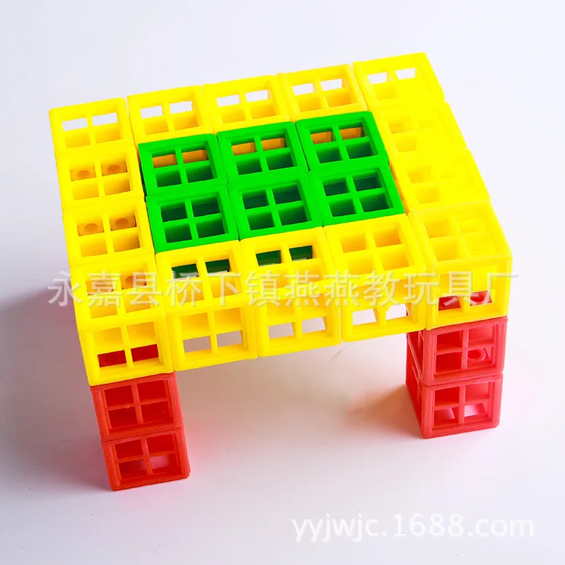 

Multi-Shape Barrel Building Blocks Landscaping Square Can Take a Building Blocks Educational CHILDREN'S Toy