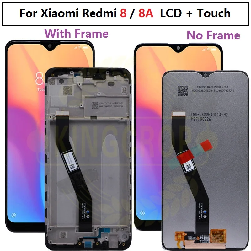 ЖК дисплей с рамкой для Xiaomi Redmi 8A сенсорный экран дигитайзером 8 Redmi8
