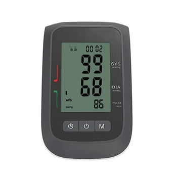 

Portable Blood Pressure Meter Digital Arm Tensiometers BP Cuff Wrist Sphygmomanometer Monitor Heart Rate Pulse