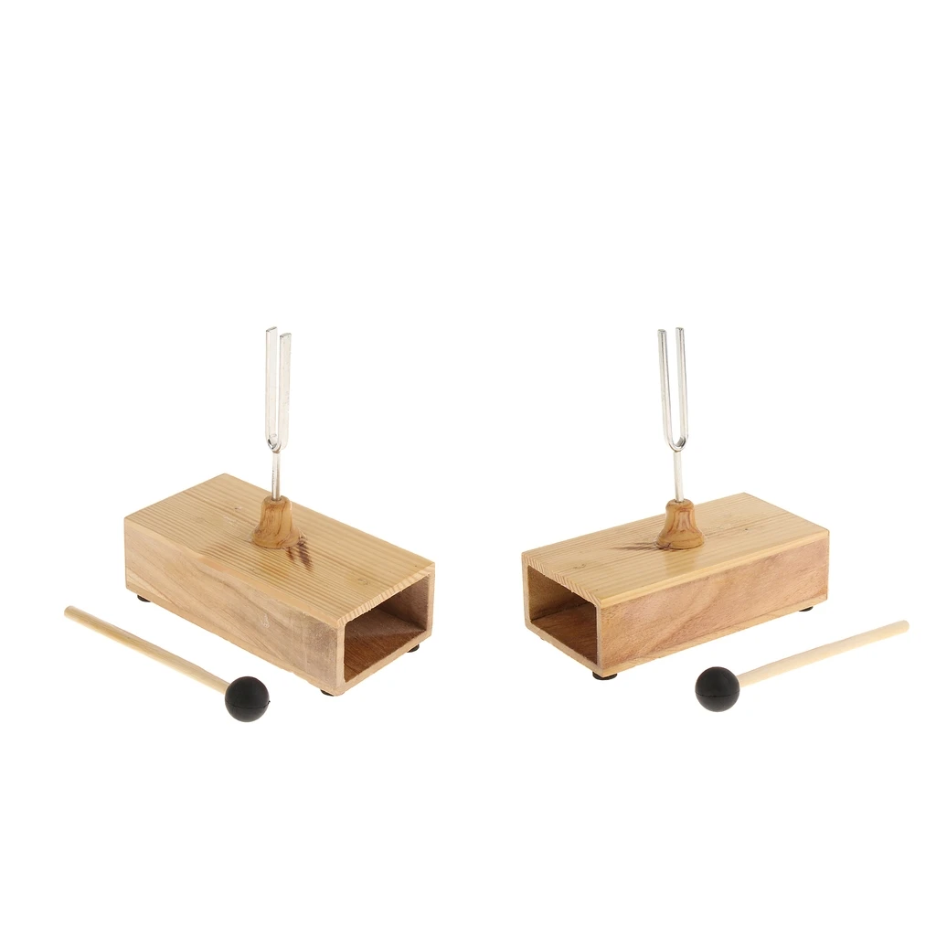 440HZ Tuning Fork w/ Resonant Box w/ Stick Percussion Instrument Part Study