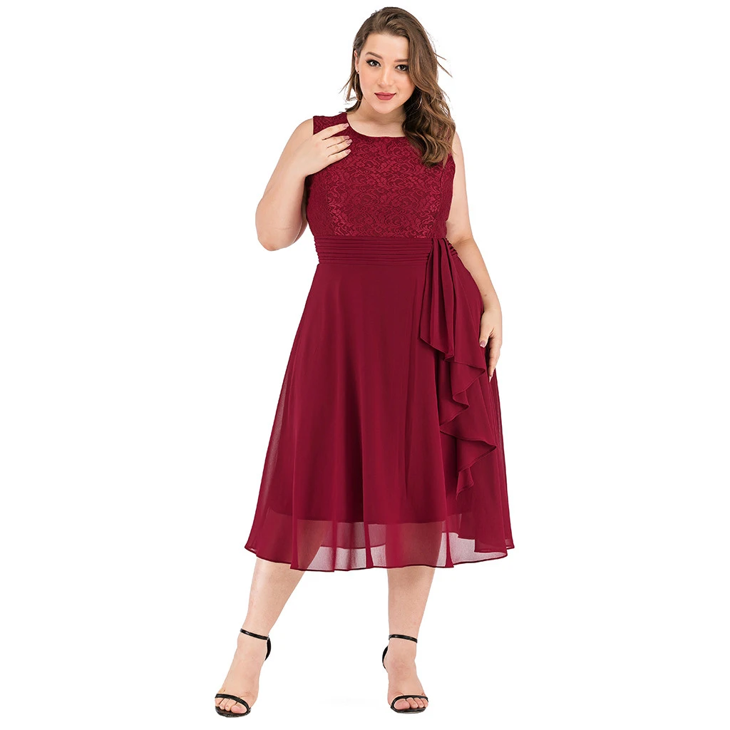 JAYCOSIN Lace Dress Women