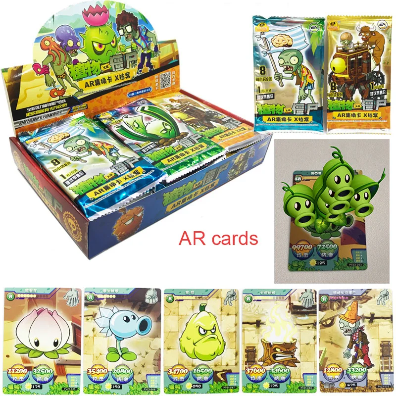 Board Game Flash Table Cards Plants Zombie Shining Cards VS Collections Children Toys AR Card Educational Kids Gifts Board Game Flash Table Cards Plants Zombie Shining Cards VS Collections Children Toys AR Card Educational Kids Gifts