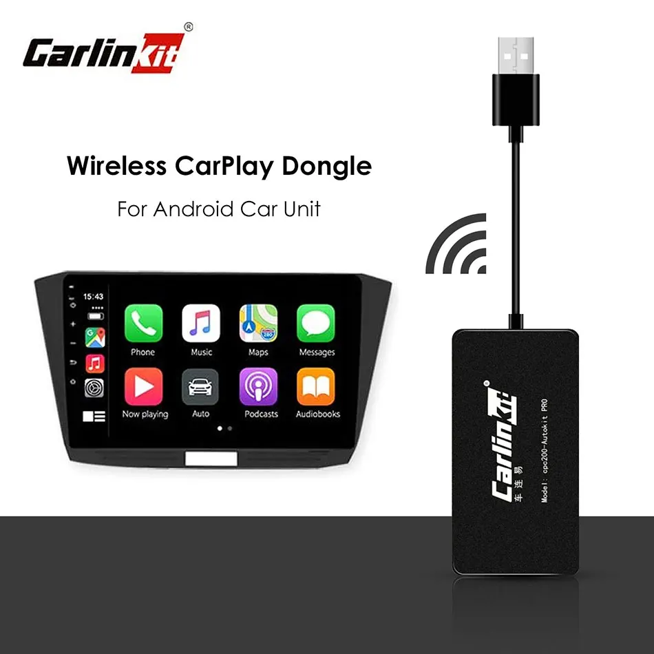 CarlinKit Carplay ключ для Android автомобиля беспроводной Apple Авто воспроизведение USB