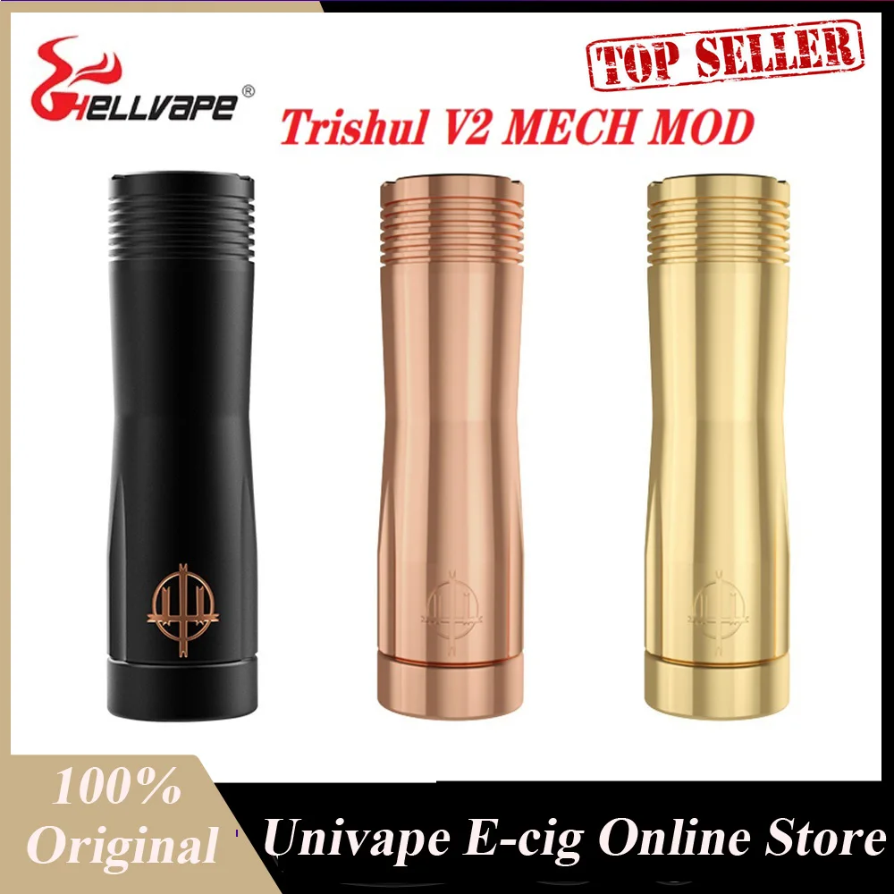 Оригинальный Hellvape Trishul V2 мех мод приведенный в действие 21700/20700/18650 Аккумуляторный
