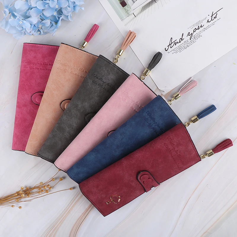 1PC Lady Women's Leather Clutch Wallet Purse Long Card Holder Handbag Case