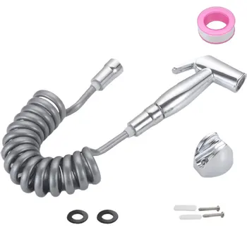

Bidet Spray Gun Set Plastic Abs Plating Spray Gun Set Household Flusher Set Detachable Spray Gun Set