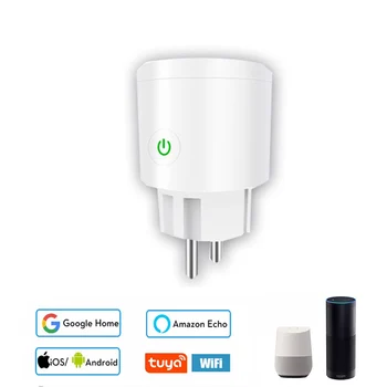 

european16a Smart plug ifttt WiFi Socket Smart Life Timing Outlet Switch 100-240V 2300-3500w 3 pole socket Remote Control