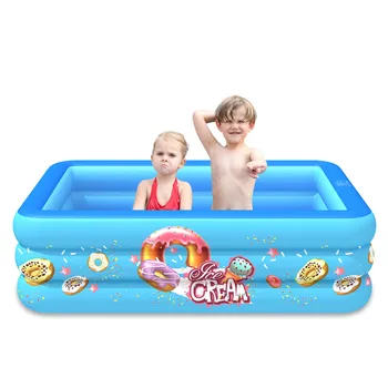 

Kids inflatable Pool High Quality Children's Home Use Paddling Pool Large Size Inflatable Square Swimming Pool for baby NEW #25