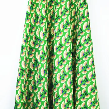 

2019 new polyester enamel printed cloth spring and summer women's dress shirt fabric exquisite fashion fabric