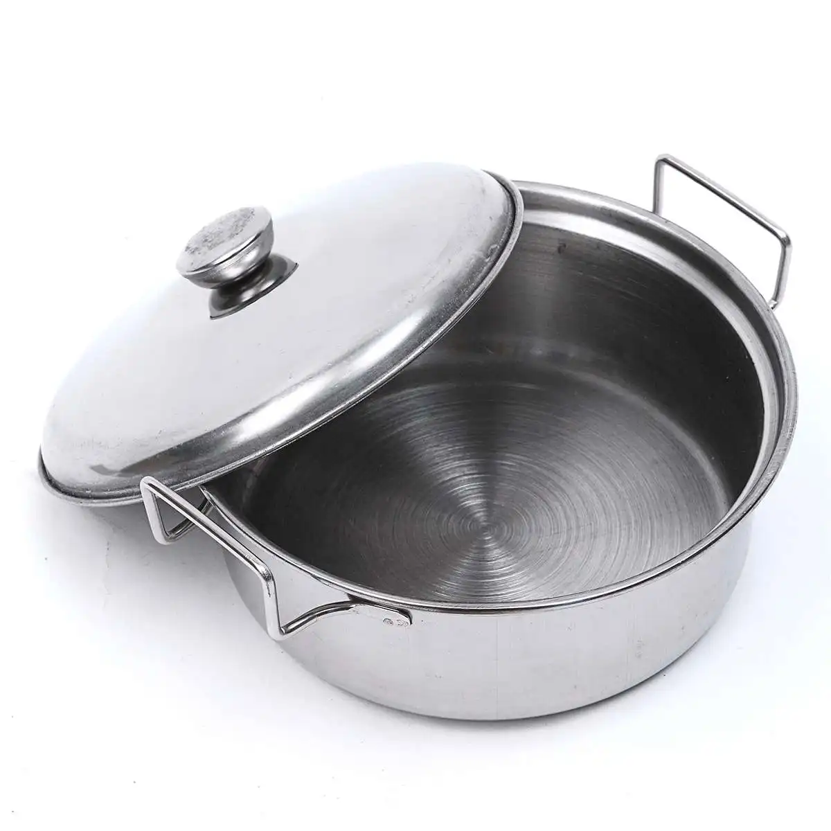 25 Pcs Smooth Stainless Steel Pretend Play Kitchen Toys Children Kids Mini Model Kitchenware Coware Coing Toys Safety