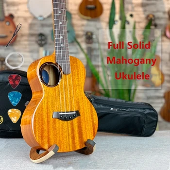 

Ukulele 23 26 Inches Full Solid Mahogany Acoustic Electric Concert Tenor Mini Guitar 4 Strings Ukelele Guitarra Uke Pick Up