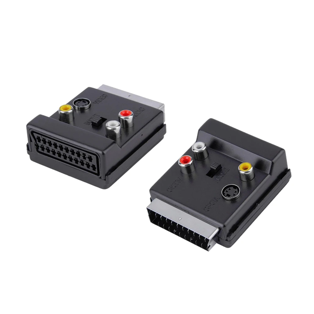 S  AV TV , 20  SCART Male to 3 RCA Female S-    ̺ Ŀ, SCART ÷-3RCA 