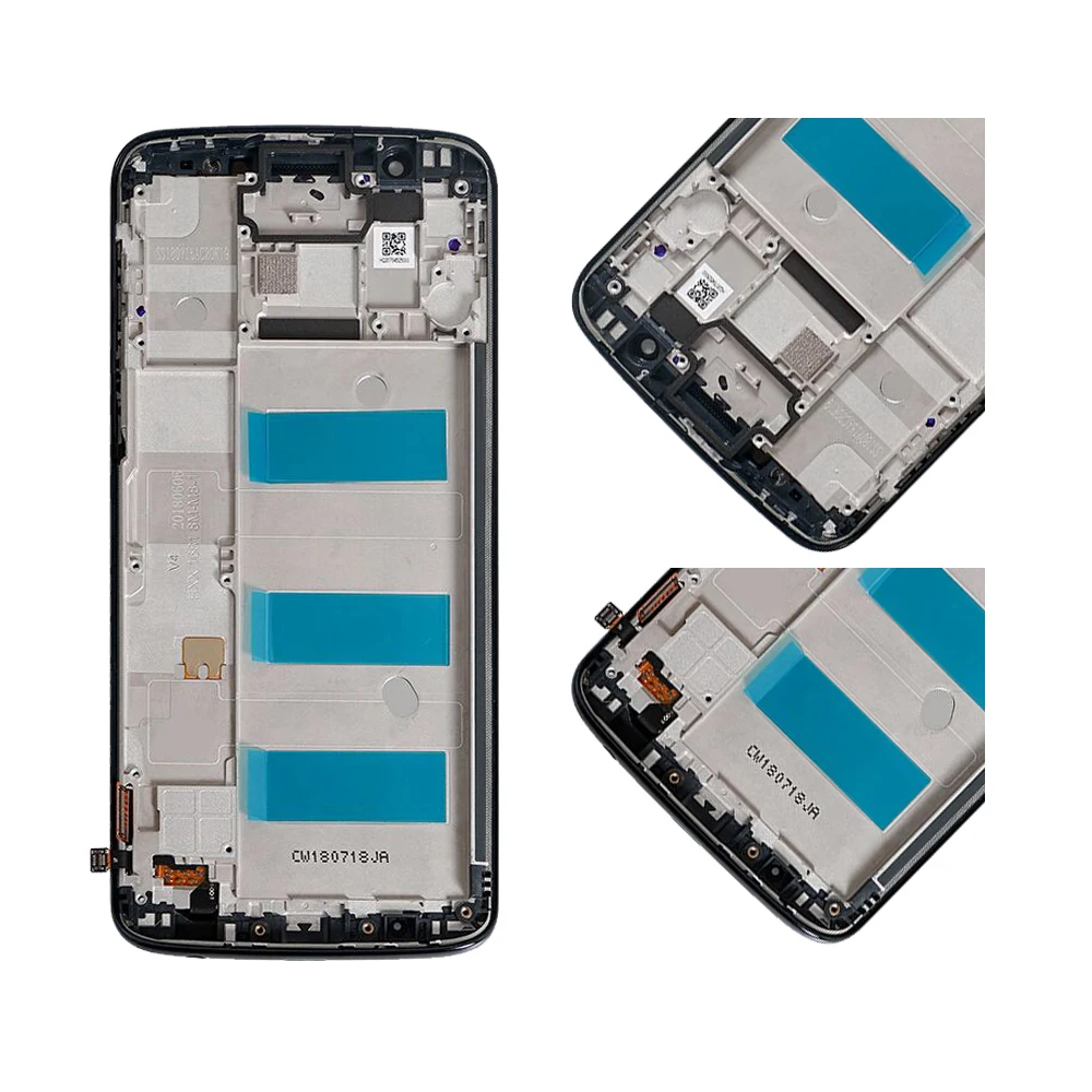 5," для Motorola Moto G6 Plus lcd кодирующий преобразователь сенсорного экрана в сборе для MOTO G6 Plus дисплей с рамкой Замена XT1926