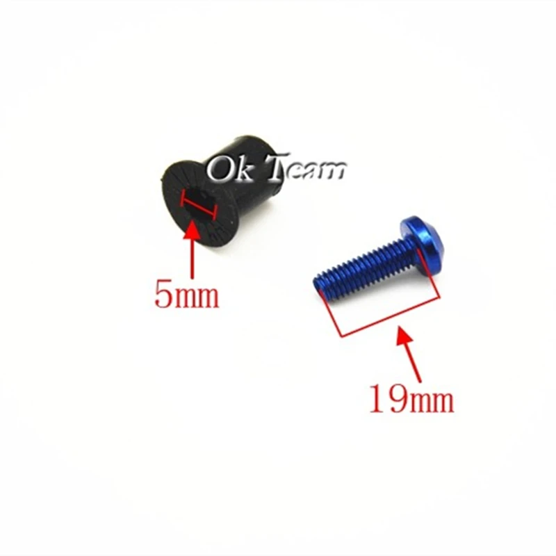 Universal 4pcs Motorcycle M5 5mm Windscreen Windshield Bolts Screw Kit