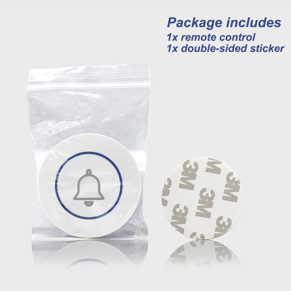 

New Home Wireless Doorbell 433Mhz Welcome Friend Smart Doorbell Button for Alarm System